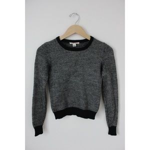 Alice + Olivia 100% Wool Herringbone Sweater